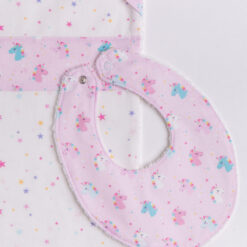 Set lavetta bavaglino unicorni