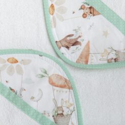 Accappatoio neonato coniglietti