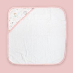 Accappatoio neonato aeroplani rosa