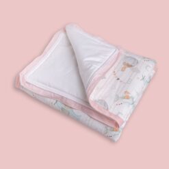 Trapunta neonato Aeroplani rosa