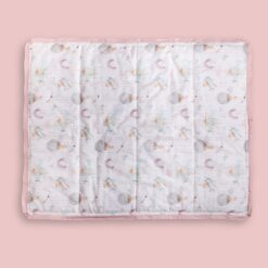 Trapunta neonato Aeroplani rosa