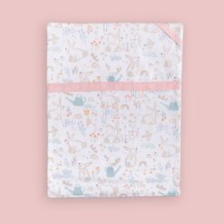 Set lavetta bavaglino coniglietti rosa