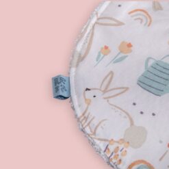 Set lavetta bavaglino coniglietti rosa