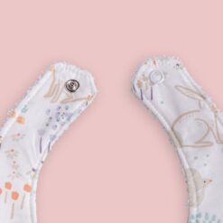 Set lavetta bavaglino coniglietti rosa