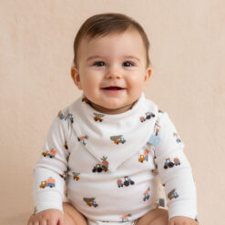 bavaglino bandana con macchinine